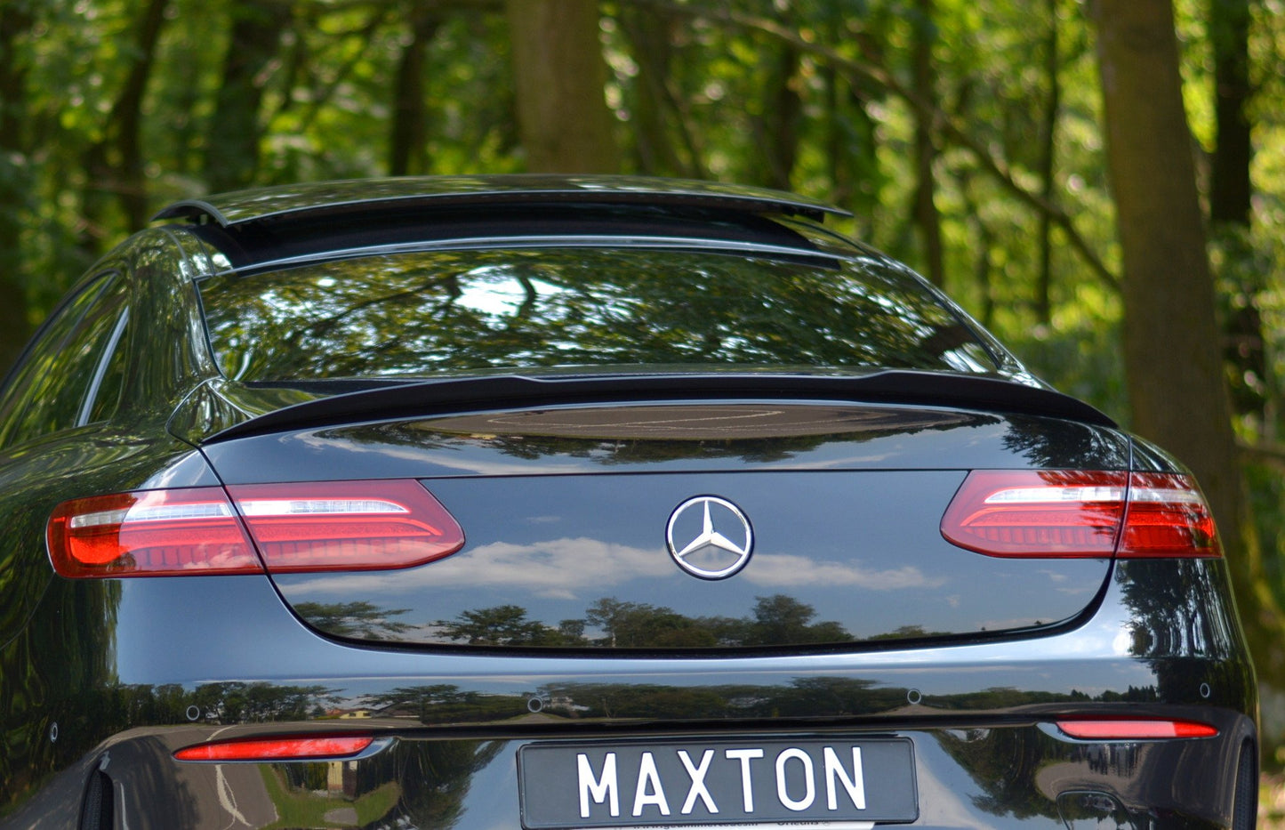Spoiler CAP für Mercedes-Benz E-Klasse W213 Coupe (C238) AMG-Line schwarz matt