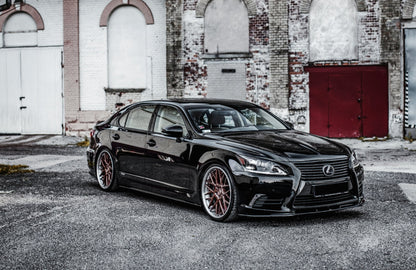 Seitenschweller Ansatz für Lexus LS Long Wheelbase Mk4 Facelift Carbon Look