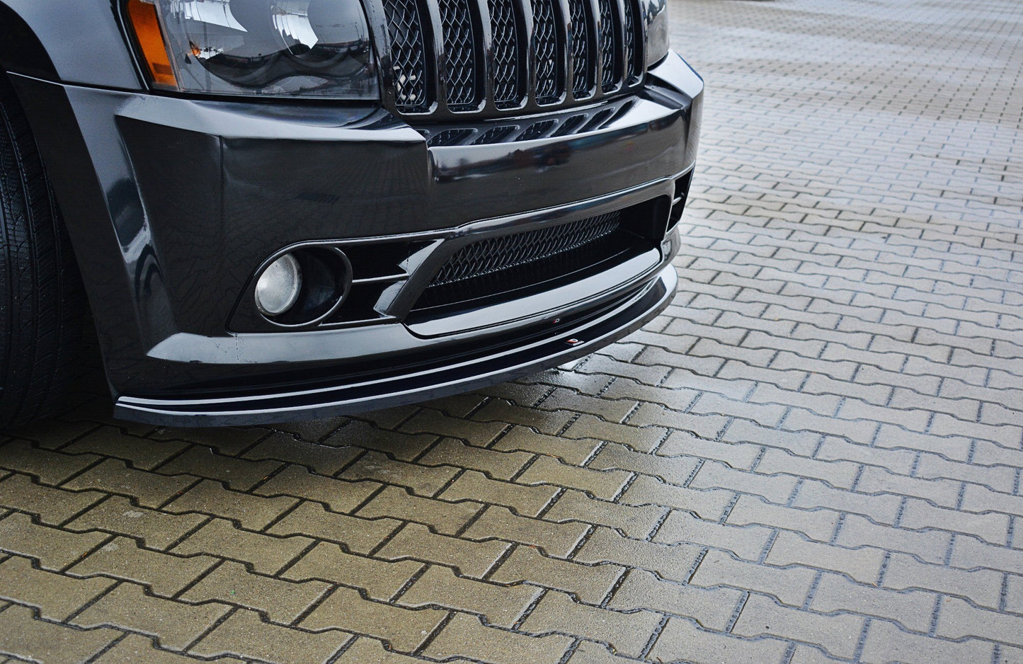 Front Ansatz V.1 für JEEP GRAND CHEROKEE WK STR8 Carbon Look