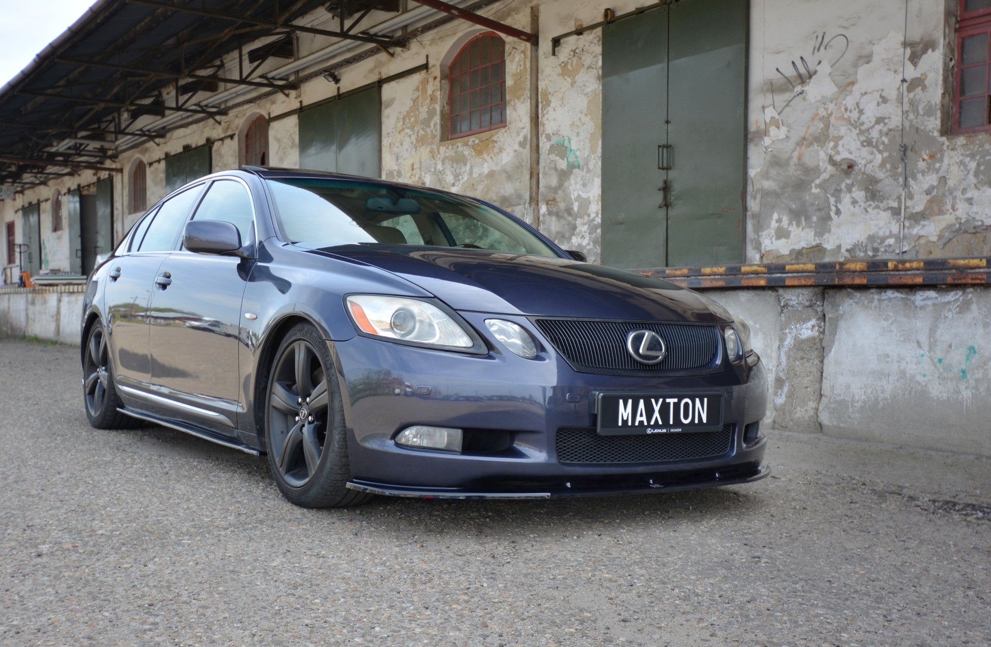 Front Ansatz V.1 für LEXUS GS MK.3  schwarz Hochglanz