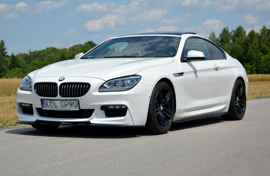 Seitenschweller Ansatz für BMW 6er F13 M Paket schwarz Hochglanz