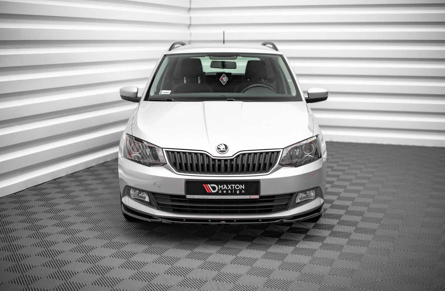 Front Ansatz V.2 für Skoda Fabia Mk3 Carbon Look