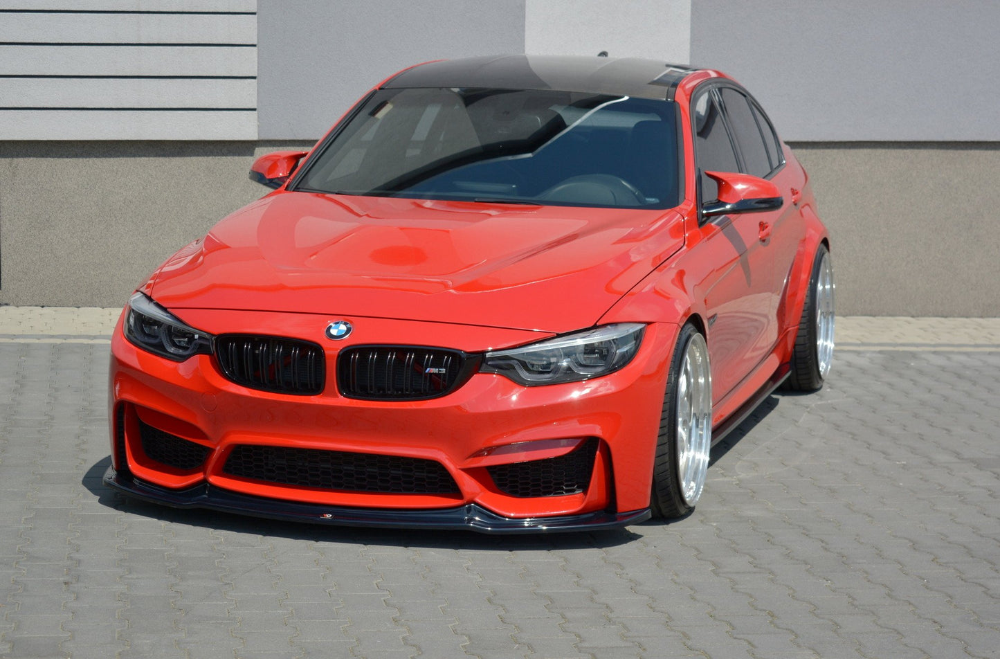 Front Ansatz V.1 für BMW M3 F80  schwarz matt