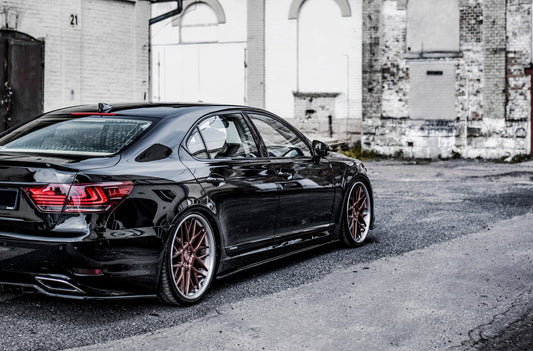 Seitenschweller Ansatz für Lexus LS Long Wheelbase Mk4 Facelift Carbon Look