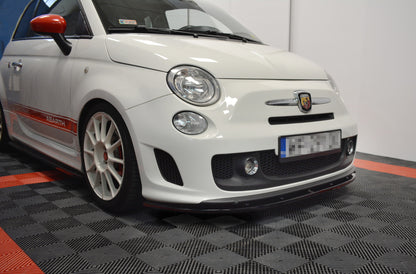 Front Ansatz für FIAT 500 ABARTH MK1 schwarz Hochglanz