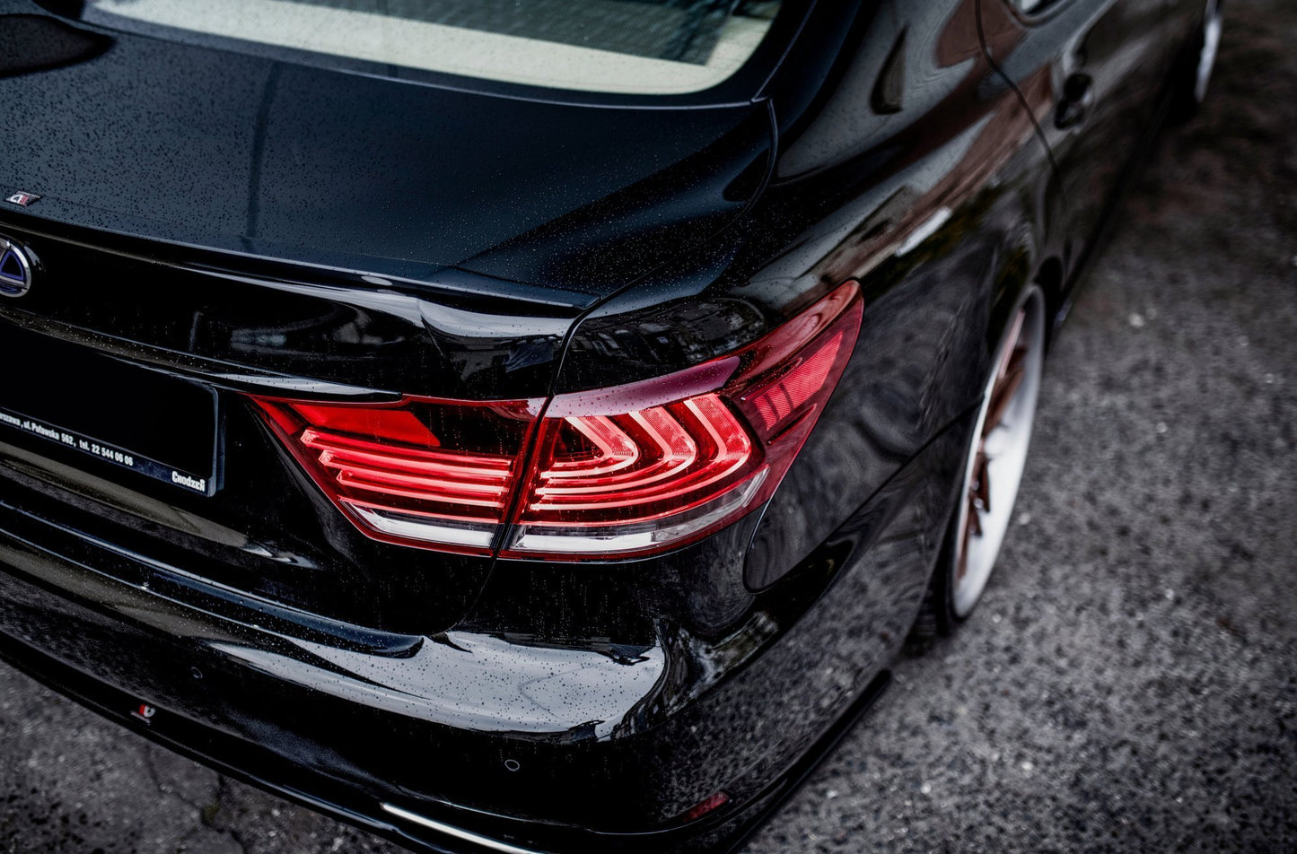 Spoiler CAP für Lexus LS Mk4 Facelift Carbon Look