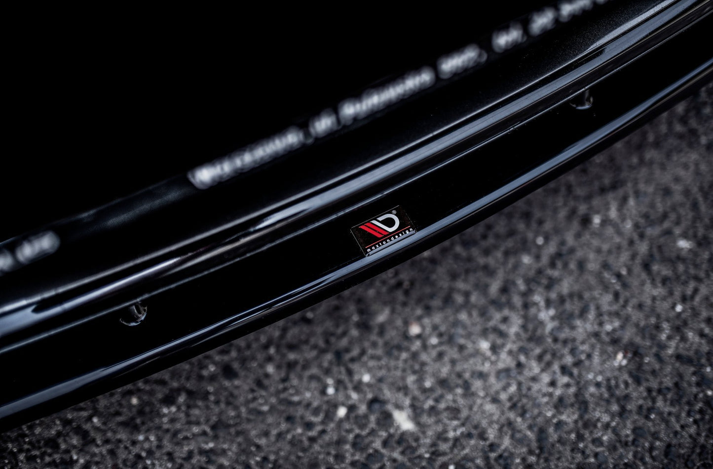 Front Ansatz für Lexus LS Mk4 Facelift schwarz matt