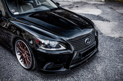 Front Ansatz für Lexus LS Mk4 Facelift schwarz matt