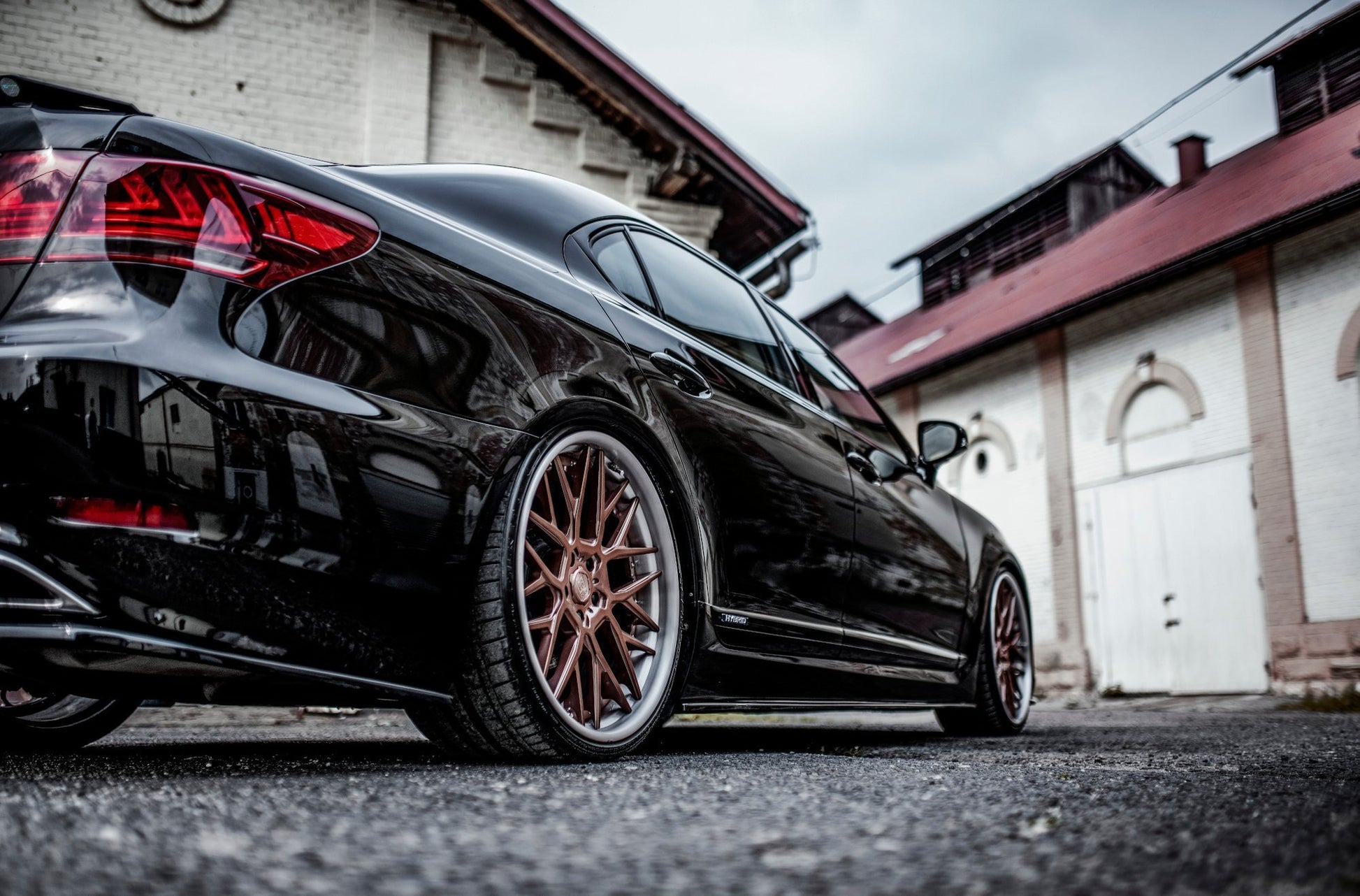 Seitenschweller Ansatz für Lexus LS Long Wheelbase Mk4 Facelift Carbon Look