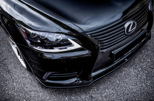 Front Ansatz für Lexus LS Mk4 Facelift schwarz matt