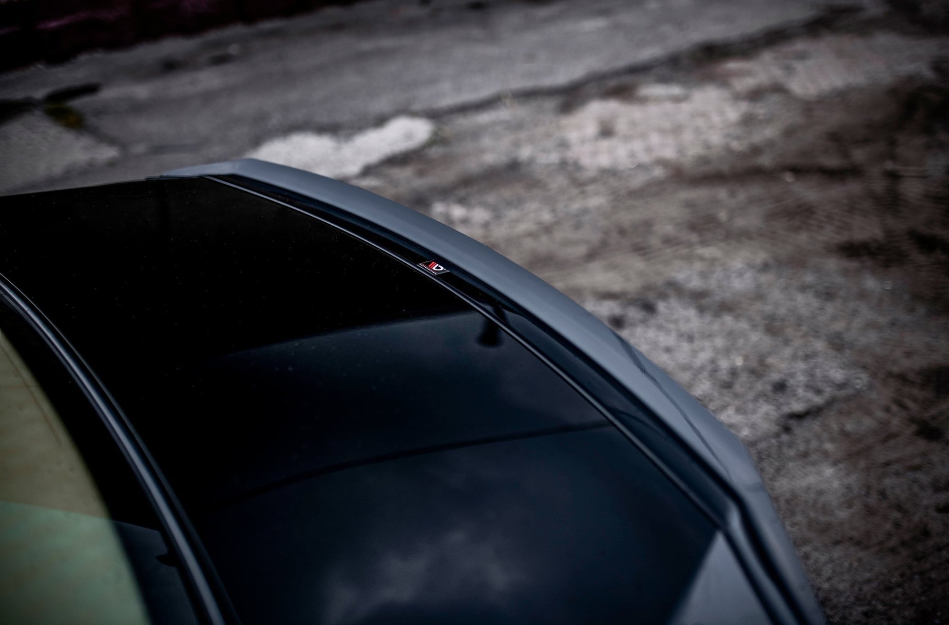 Spoiler CAP für Lexus LS Mk4 Facelift schwarz matt