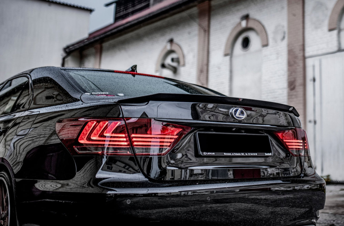 Spoiler CAP für Lexus LS Mk4 Facelift Carbon Look