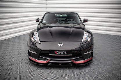 Front Ansatz V.2 für Nissan 370Z Nismo Facelift schwarz matt