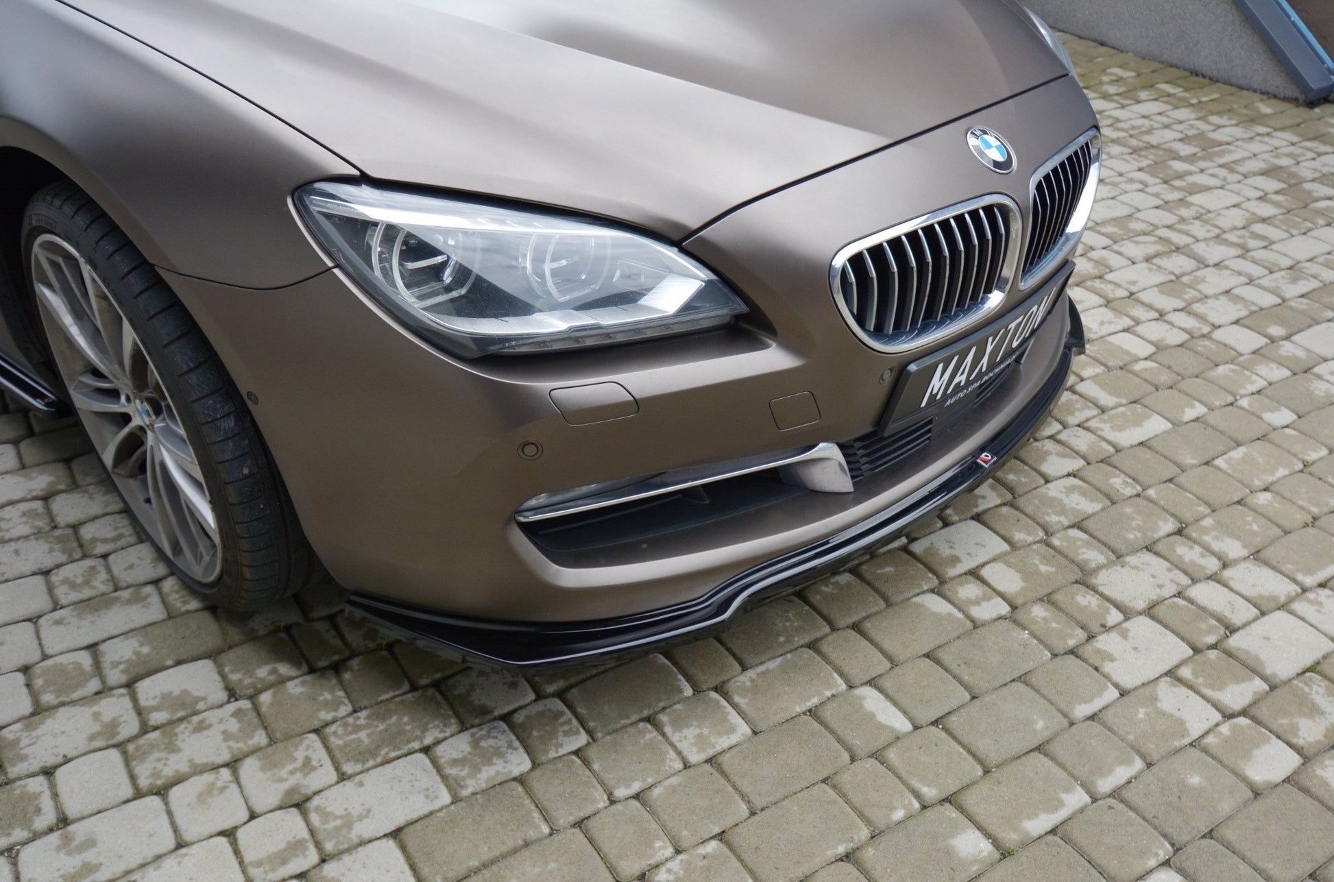 Front Ansatz für BMW 6er GRAN COUPÉ schwarz matt