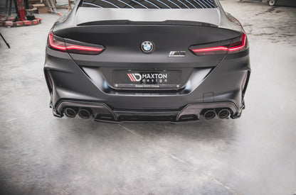 Mittlerer Diffusor Heck Ansatz für BMW M8  Gran Coupe F93 schwarz Hochglanz