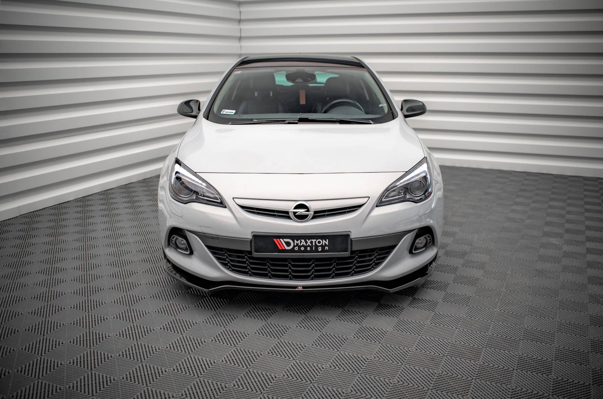 Front Ansatz V.2 für Opel Astra GTC OPC-Line J Carbon Look