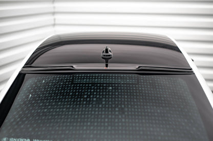 Heckscheiben Spoiler für Skoda Octavia Liftback Mk4 schwarz Hochglanz