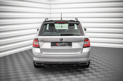Spoiler CAP für Skoda Fabia Combi Mk3 schwarz matt
