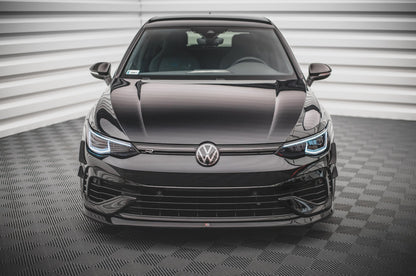 Front Ansatz V.5 für Volkswagen Golf R Mk8 Carbon Look
