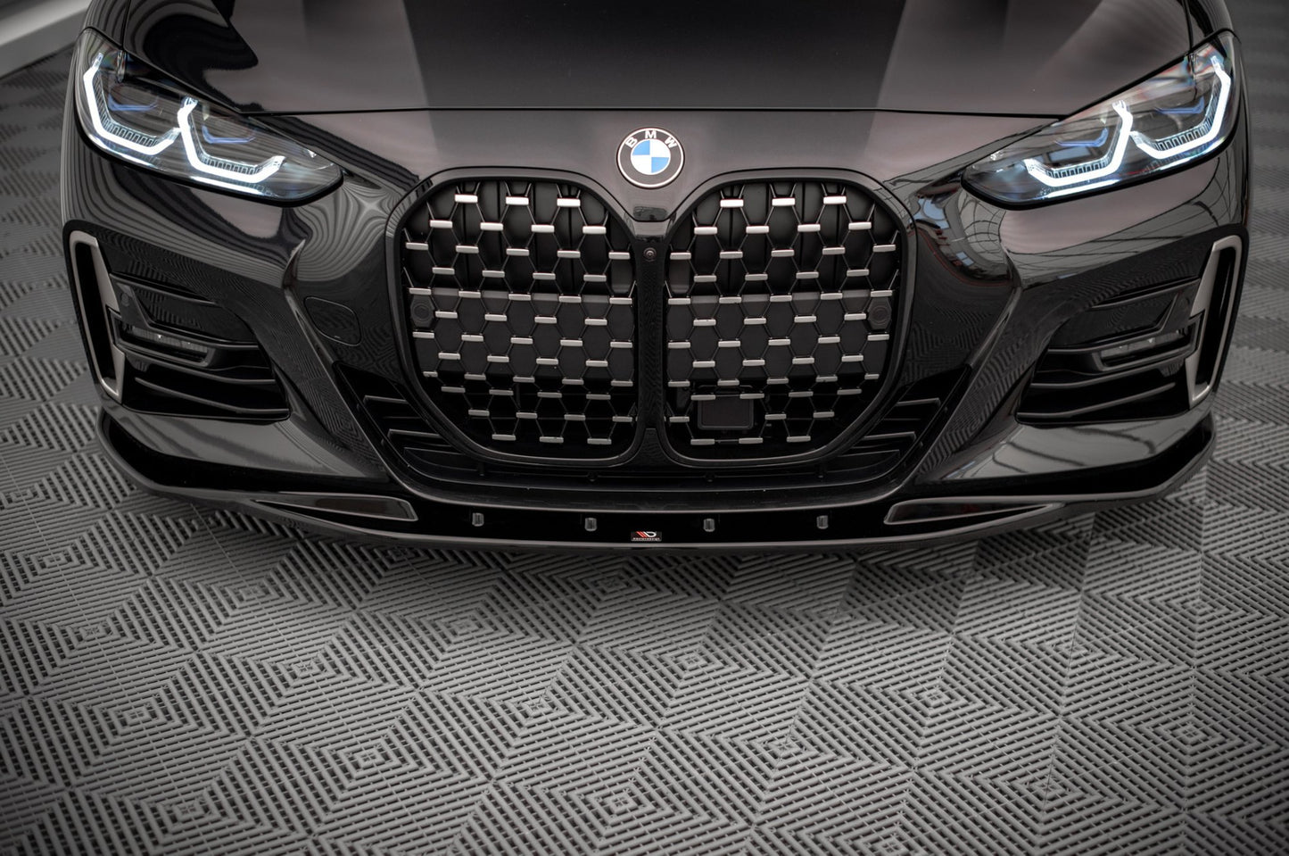 Front Ansatz V.1 für BMW 4er M-Paket G22 Carbon Look