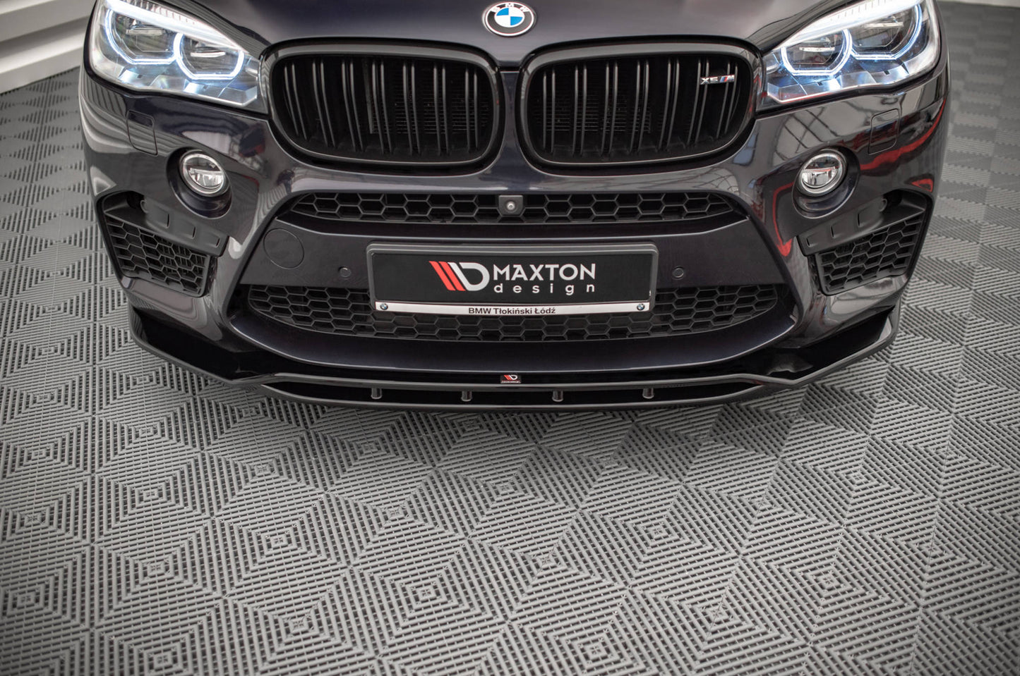 Front Ansatz V.2 für BMW X5 M F15 schwarz matt