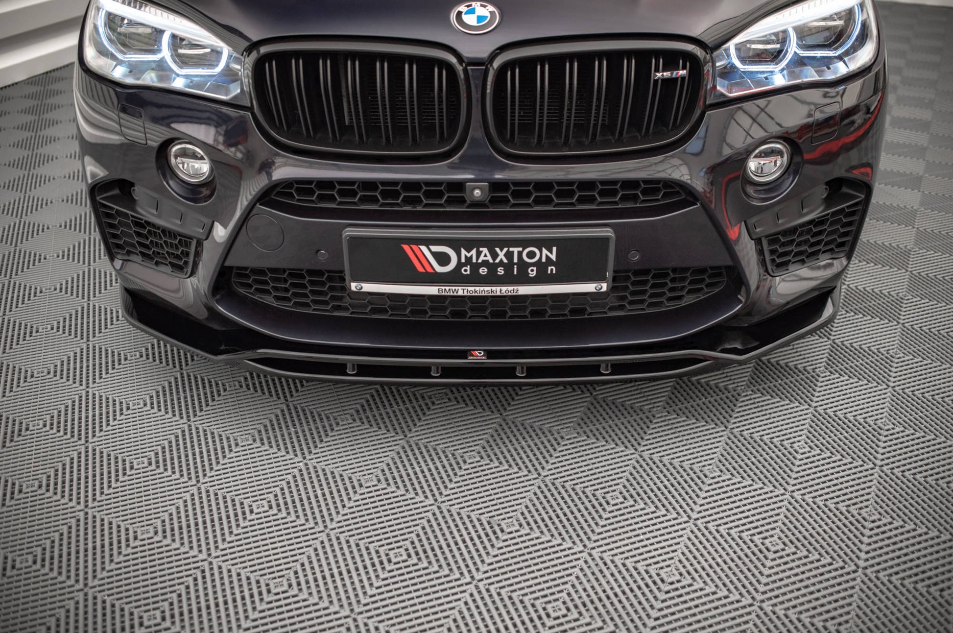 Front Ansatz V.2 für BMW X5 M F15 schwarz matt