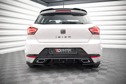 Diffusor Heck Ansatz für Seat Ibiza FR/ Standard Mk5 schwarz matt