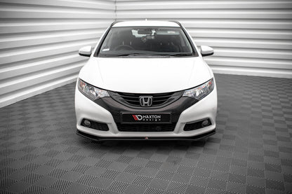 Front Ansatz V.1 für Honda Civic Mk9 schwarz matt