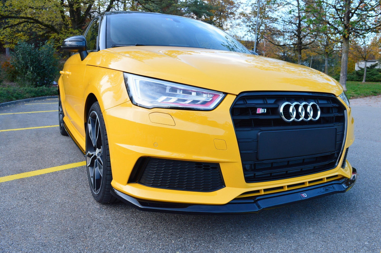 Front Ansatz für Audi S1 8X Carbon Look