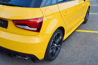 Seitenschweller Ansatz für Audi S1 8X Carbon Look