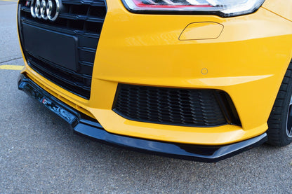 Front Ansatz für Audi S1 8X Carbon Look