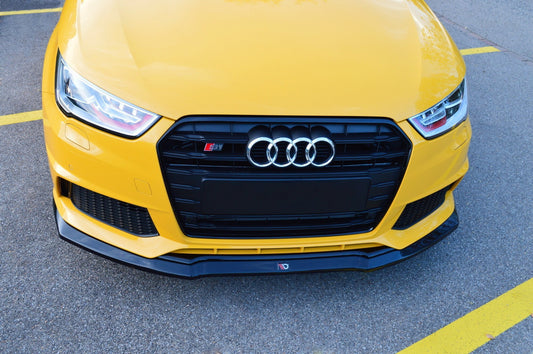 Front Ansatz für Audi S1 8X Carbon Look