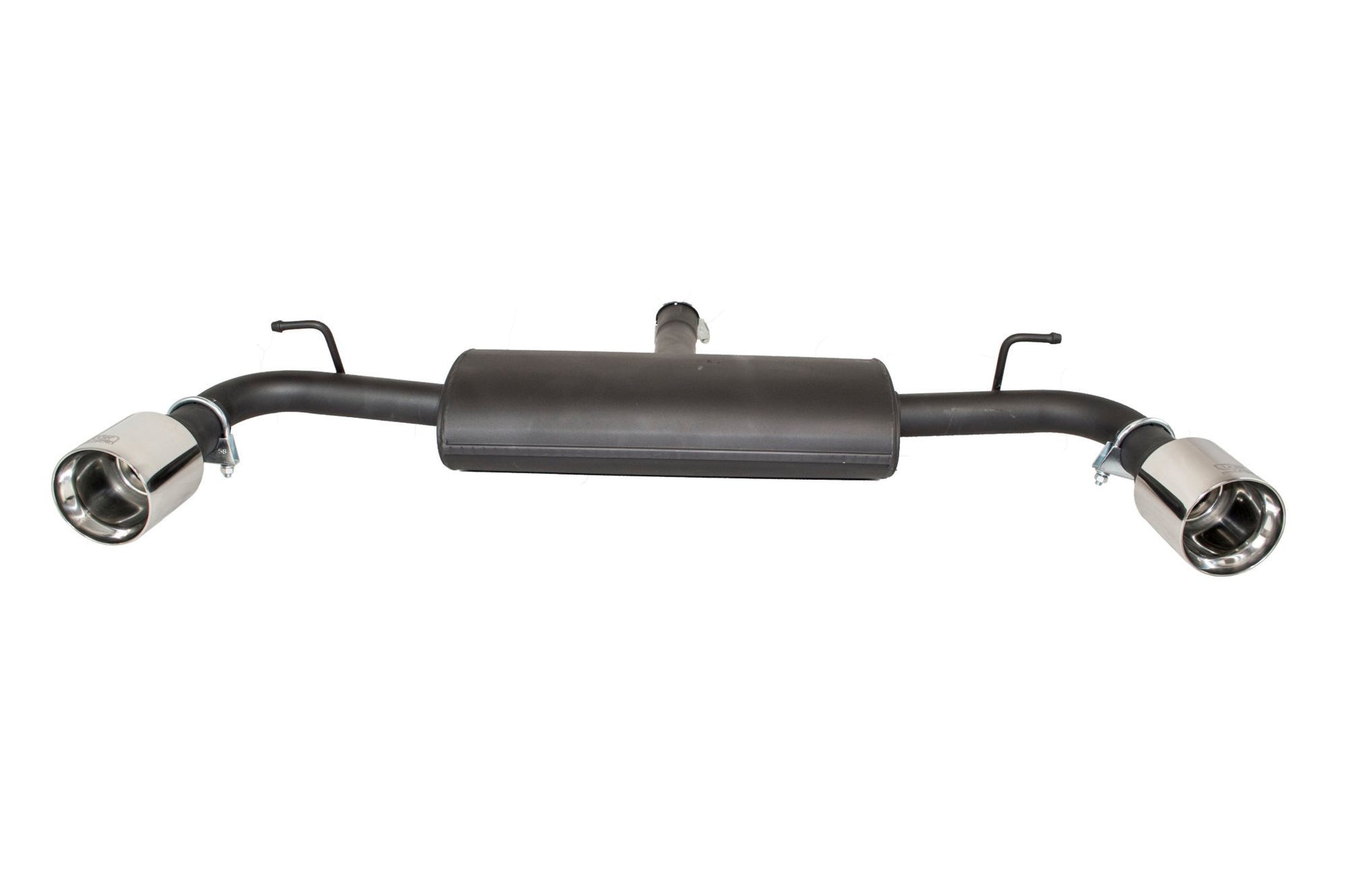 Diffusor Heck Ansatz für Ford Focus ST-Line Mk4 schwarz Hochglanz