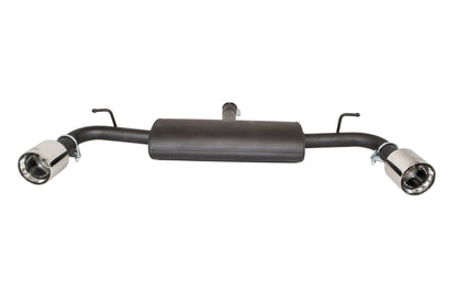 Diffusor Heck Ansatz für Ford Focus ST-Line Mk4 schwarz Hochglanz