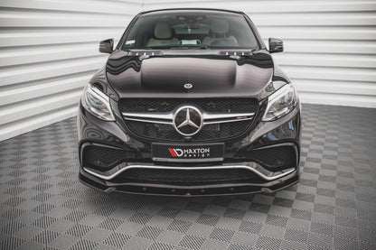 Front Ansatz V.1 für Mercedes-Benz GLE 63 AMG C292 schwarz Hochglanz