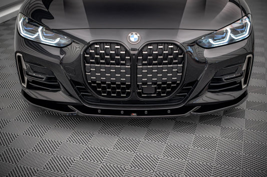 Front Ansatz V.4 für BMW 4er M-Paket G22 Carbon Look