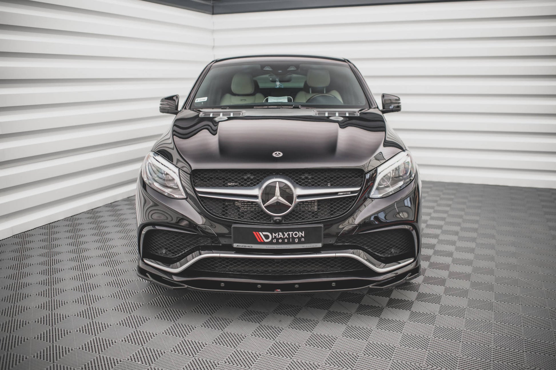 Front Ansatz V.2 für Mercedes-Benz GLE Coupe 63 AMG C292 Carbon Look