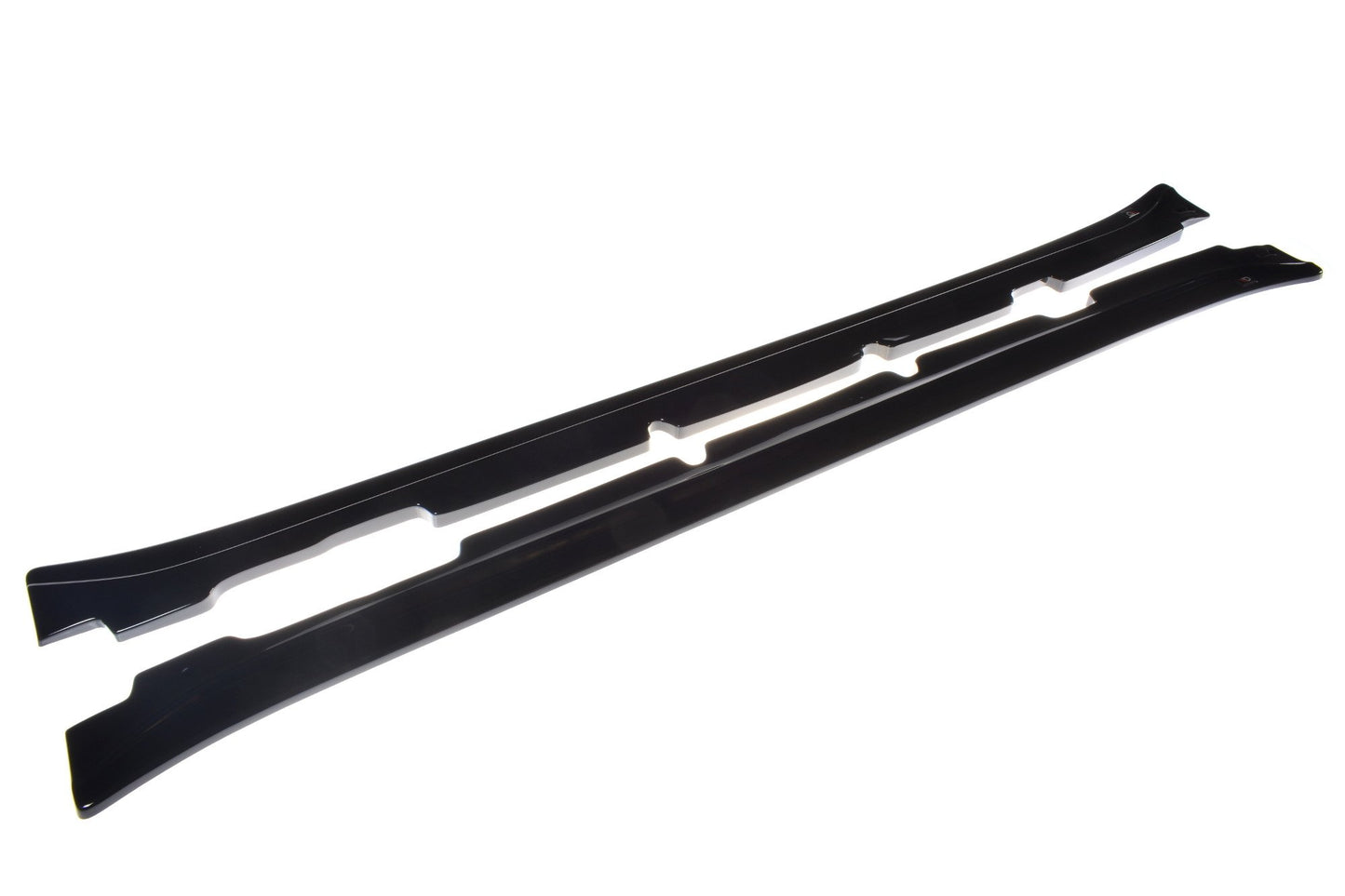 Seitenschweller Ansatz für MASERATI QUATTROPORTE MK5 FACELIFT  schwarz matt