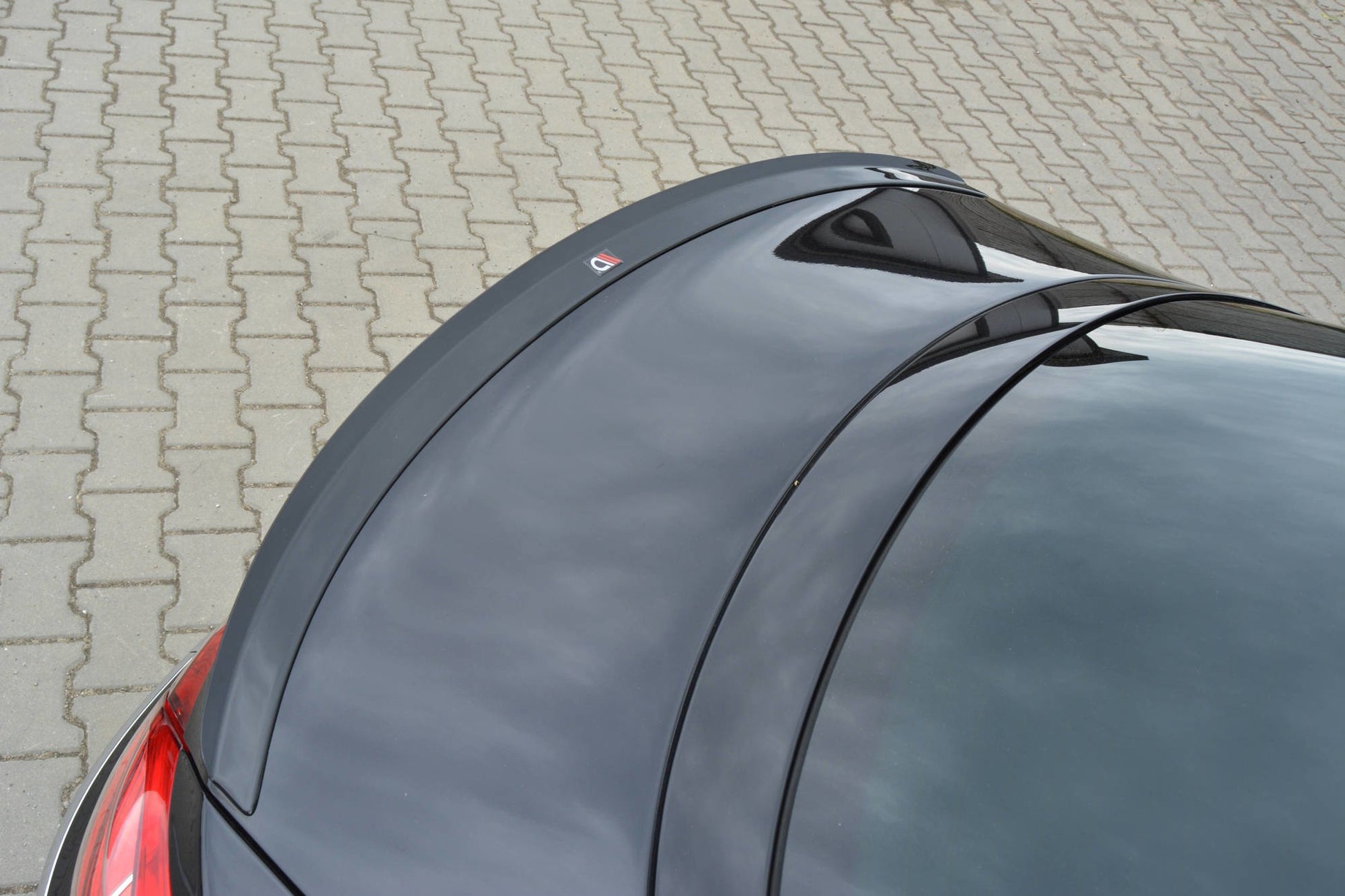 Spoiler CAP für VW Passat CC R36 RLINE schwarz matt