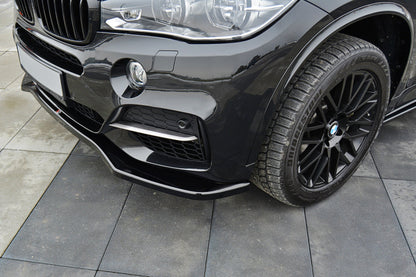 Front Ansatz V.1 für BMW X5 F15 M Paket schwarz Hochglanz