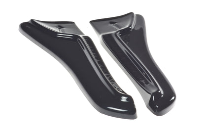 Heck Ansatz Flaps Diffusor V.1 für TESLA MODEL X  schwarz matt