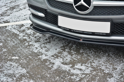 Front Ansatz V.1 für Mercedes SLK R172  schwarz matt