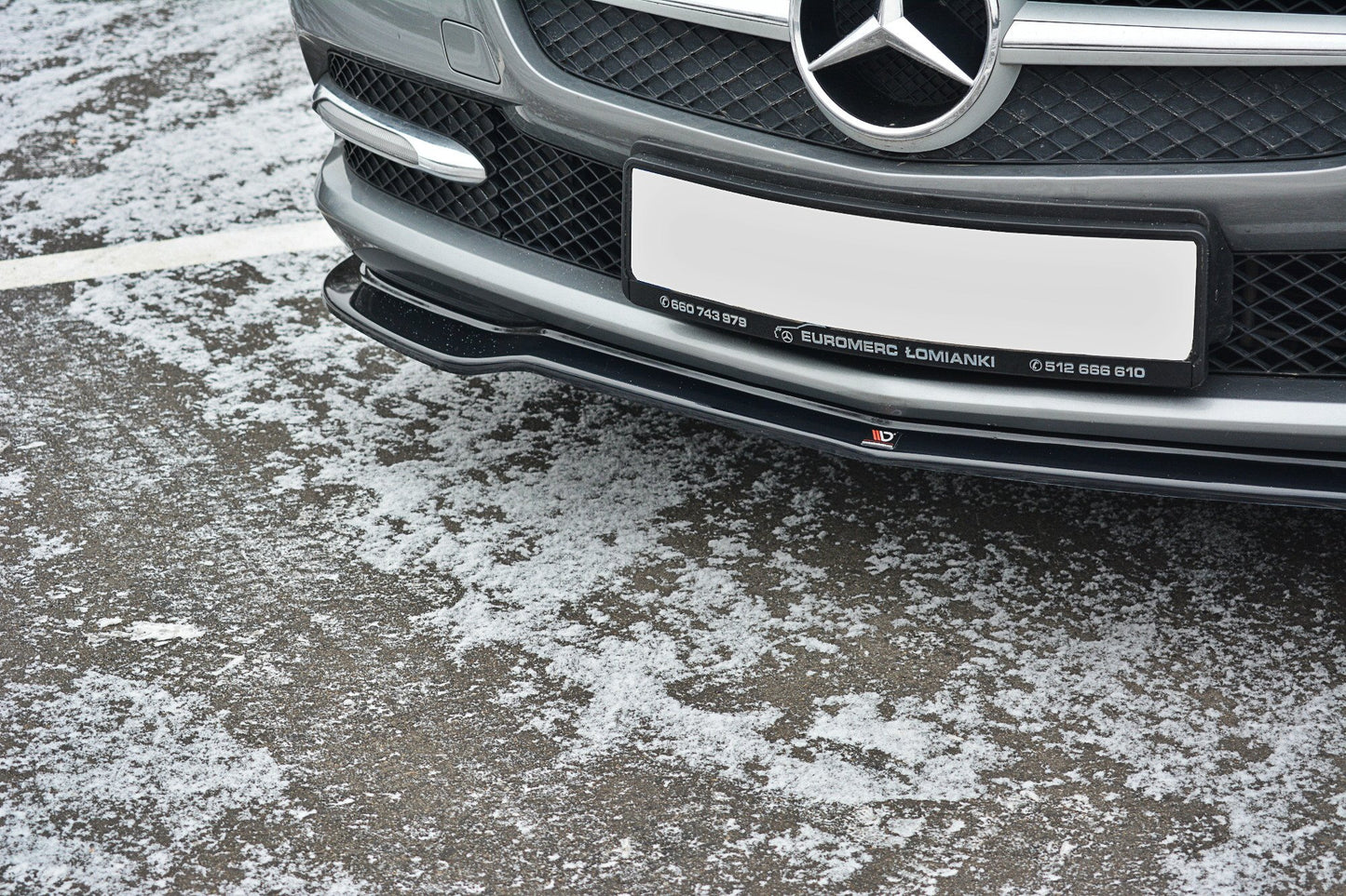 Front Ansatz V.1 für Mercedes SLK R172  schwarz Hochglanz