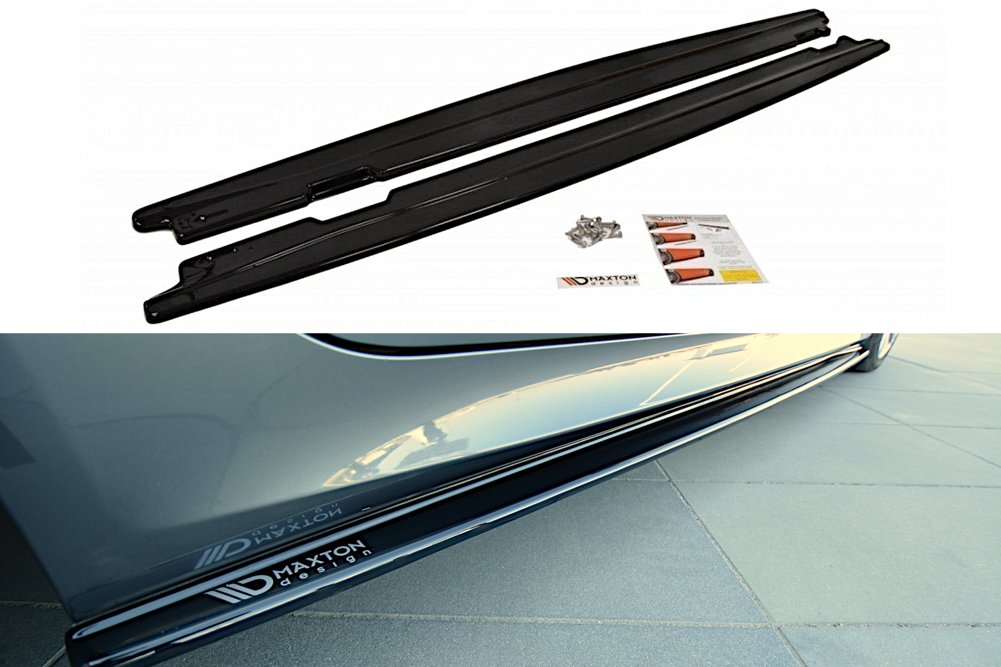 Seitenschweller Ansatz für BMW 5er E60/61 M Paket Carbon Look
