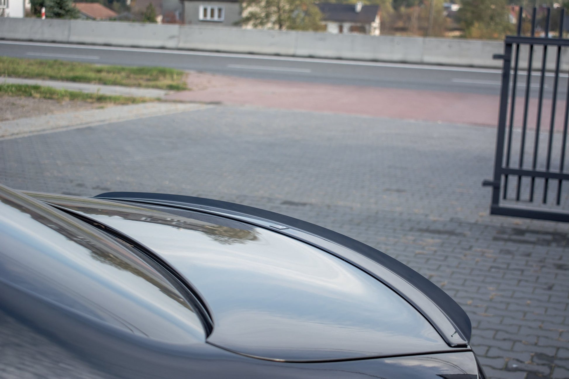 Spoiler CAP für Mercedes-Benz E-Klasse W213 AMG-Line schwarz Hochglanz