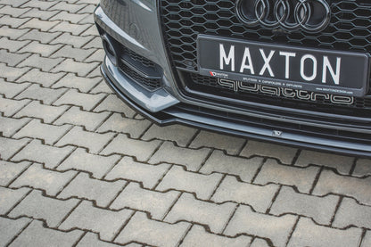 Front Ansatz für Audi S6 / A6 S-Line C7 FL  Carbon Look
