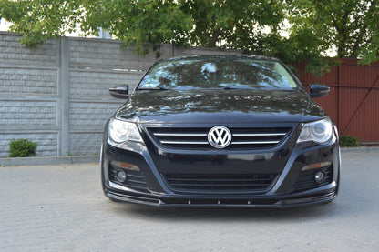 Front Ansatz für VW PASSAT CC vor Facelift, STANDARD STOßSTANGE schwarz matt