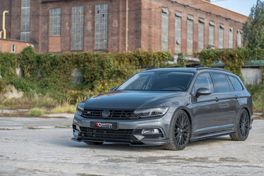 Front Ansatz V.2 für Volkswagen Passat R-Line B8 schwarz matt
