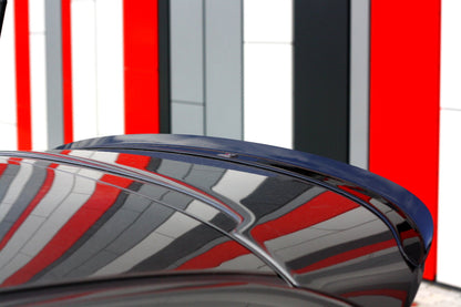 Spoiler CAP für FIAT 500 ABARTH MK1 FACELIFT schwarz Hochglanz