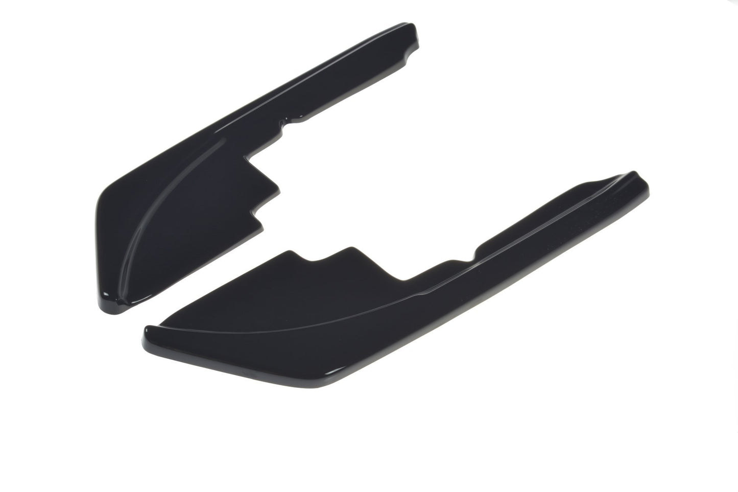Heck Ansatz Flaps Diffusor für Peugeot 508 SW Mk2 schwarz Hochglanz